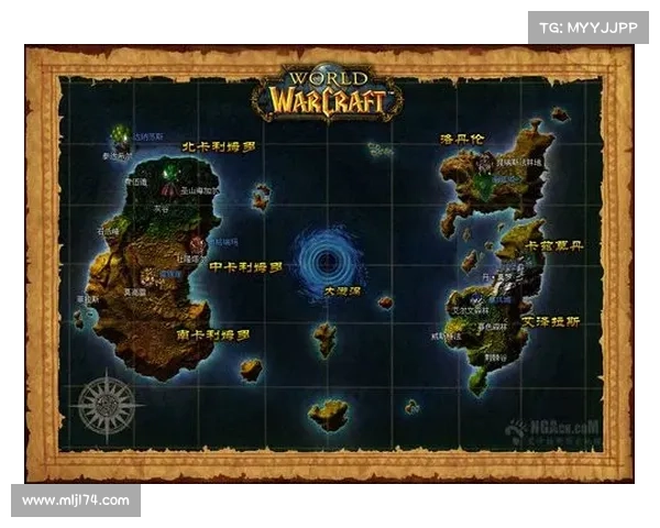 魔兽世界地图全新展示,让你身临其境